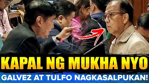 Salpukan Sa Senado Galvez Nagalit Kay Tulfo Dahil Sa Pagsita Sa Dnd Na