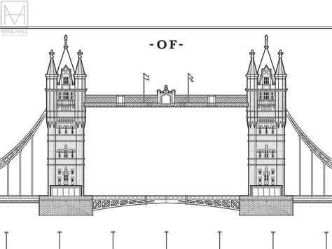 The Bridges of London giclee print – Mike Hall Maps & illustration