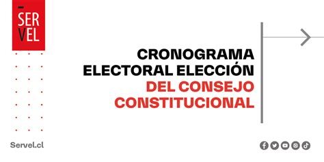 Servicio Electoral On Twitter 📌 Cronograma Electoral Elección