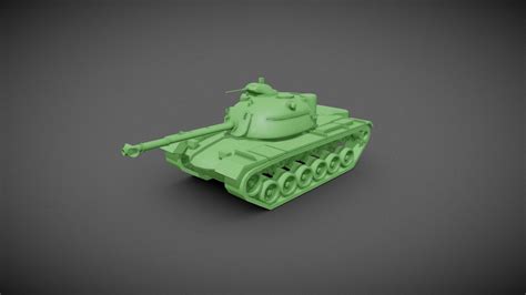 M Patton Base Mesh Tank Buy Royalty Free D Model By Tankstorm