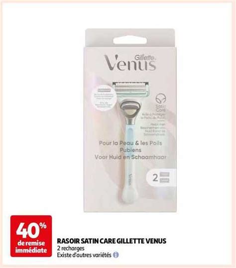 Promo Rasoir Satin Care Gillette Venus chez Auchan - iCatalogue.fr