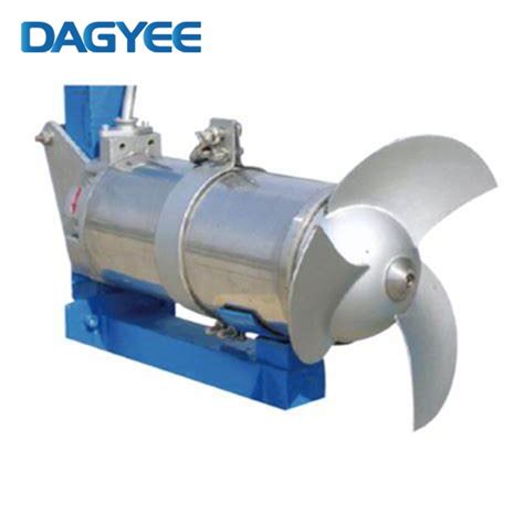 Horizontal Industrial Submersible Mixer Agitator Wastewater