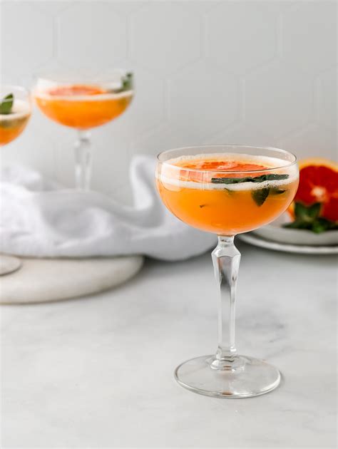 cara cara orange champagne cocktail - Olives + Thyme