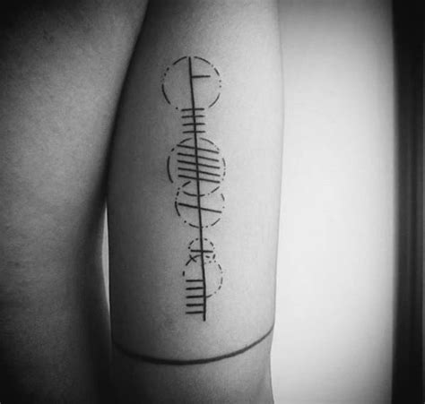 53 Ogham Tattoo Designs for Men