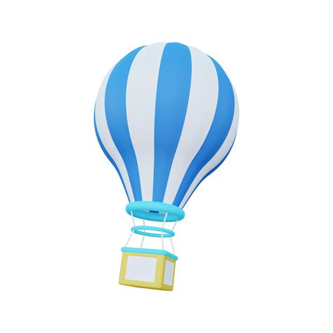 D Hot Air Balloon Png