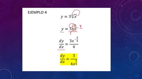 Calculo Diferencial Derivadas Ejemplo Youtube