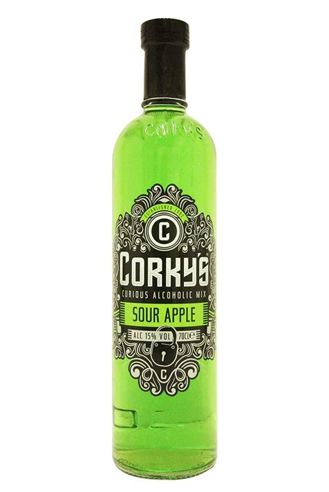 Corkys Apple Sour Schnapps Liqueur 70cl Vip Bottles