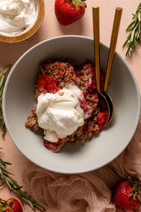 Strawberry Shortcake Baked Oats Orchids Sweet Tea