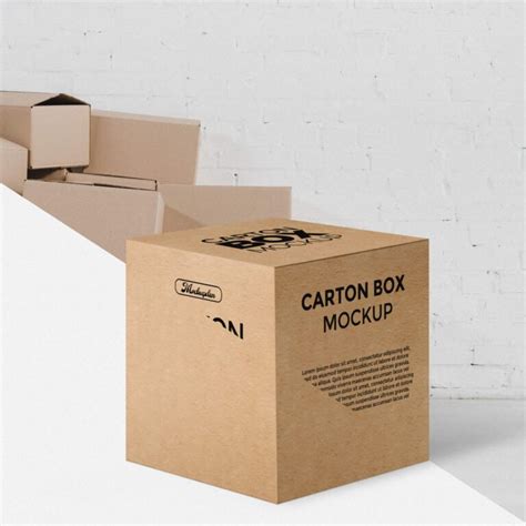 Carton Mockup | 30+ Best Free & Premium Carton PSD Packaging