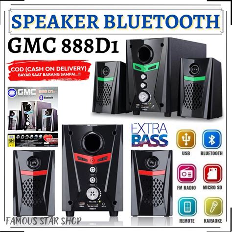 Jual Speaker Aktif Gmc D Audio Multimedia Super Woofer Spiker