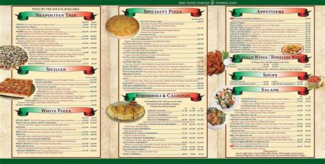 Menu At Milano Pizza Pasta Pizzeria Mountville