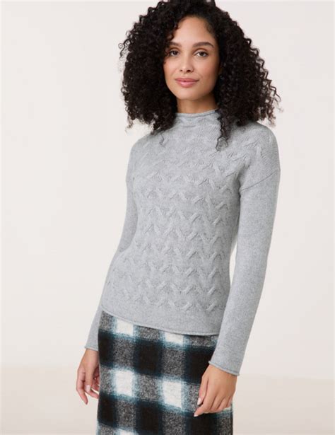 Wollpullover Mit Kaschmiranteil In Grau Gerry Weber