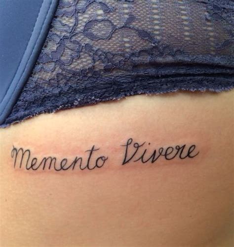 Memento Vivere Remember To Live Tattoo I Got While In Amsterdam