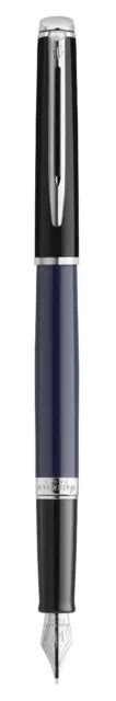 Waterman Hemisphere Black Blue Ct Fountain Pen Medium New