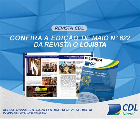 Confira A Edi O De Maio N Da Revista O Lojista Cdl Niter I