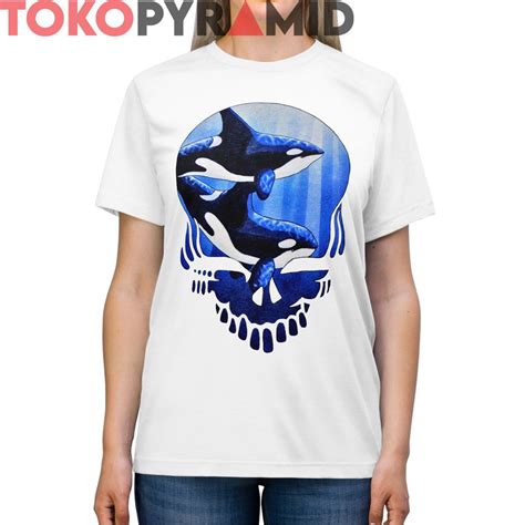 Vintage 1992 Grateful Dead Orca Whales 2-Sided Rare Shirt - TokoPyramid