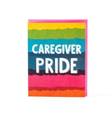 Caregiver Card Caregiver Appreciation Caregiver T Caregiver Pride