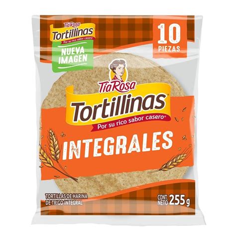 Tortillas De Harina De Trigo Tía Rosa Tortillinas Integrales 10 Pzas Walmart