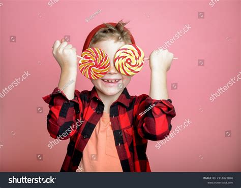 funny kid face candy  eyes stock photo  shutterstock
