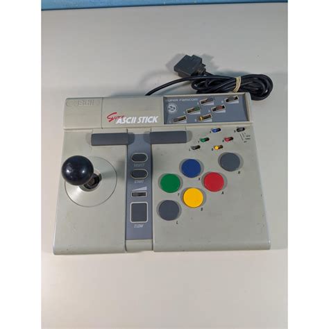 Controle Arcade Super Ascii Stick Super Famicom Leia Tudo Shopee Brasil