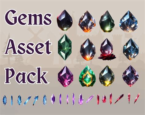 Gems Asset Pack By Backdropforge