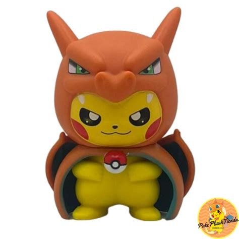 Promoci N Figura Pikachu Cosplay Charizard M S Taza Pokeplush