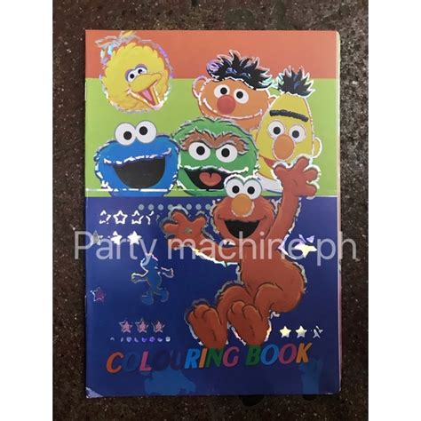 Pcs Sesame Street Coloring Book Give Away Fillers Elmo Shopee