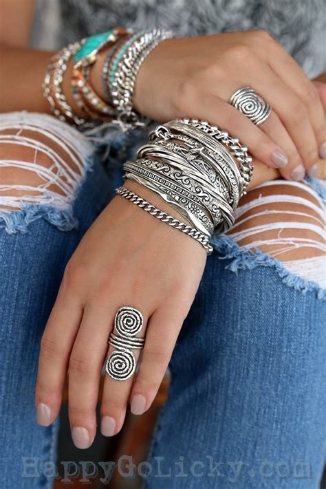 Bracelet Stack Set Or Single Bracelet Instant Collection Sterling