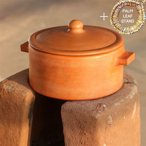 Unglazed Clay Hot Caseearthen Kadaiclay Pot For Cooking And Etsy