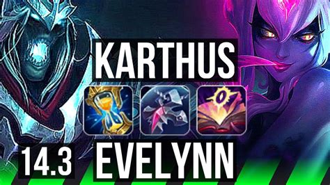 KARTHUS Vs EVE JNG Rank 4 Karthus 15 4 19 EUW Challenger 14 3