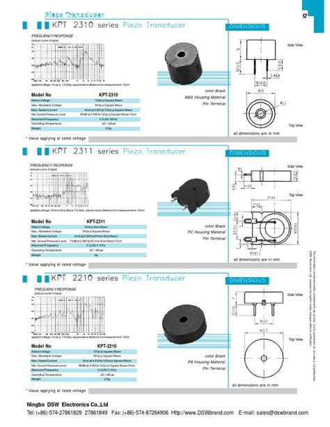 Kpt Ningbo Buzzer Distributor Stock And Best Price