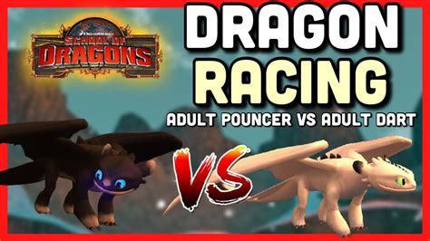 WHO IS THE FASTER DRAGON Adult Pouncer VS Adult Dart Challenge