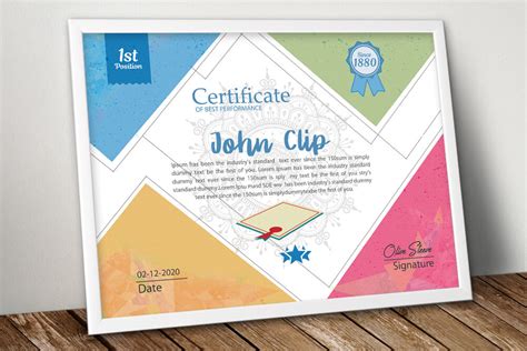 Diploma Certificate Template By Designhub TheHungryJPEG