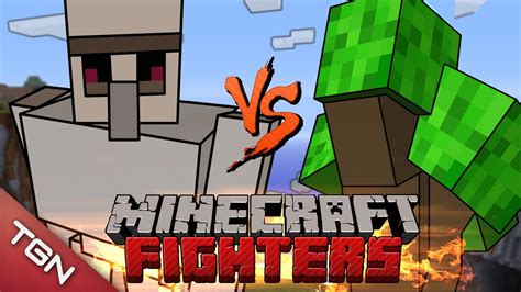 Minecraft Fighters Iron Golem Vs Ent Lord G1 Youtube