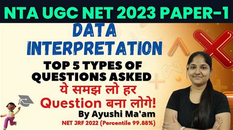 Ugc Net Paper Data Interpretation Di Pyqs By Ayushi Mam