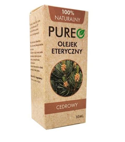 Pureo Olejek Eteryczny Cedrowy Naturalny Ml Cena Opinie