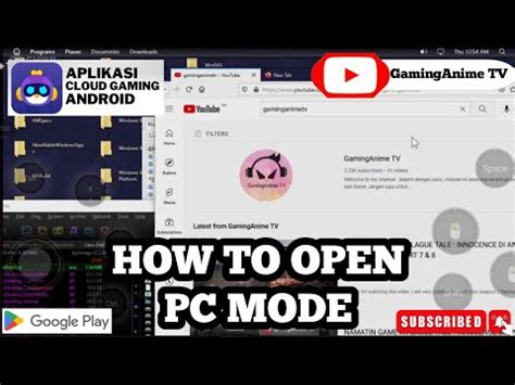 HOW TO OPEN PC MODE 3 TUTORIAL BUKA MODE PC CHIKII CLOUD GAMING