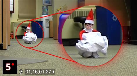 Top 5 Live ELF ON THE SHELF CAUGHT ON TAPE REAL FOOTAGE YouTube