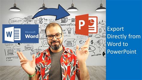 How To Convert Your Word Document Into A Powerpoint Presentation Youtube