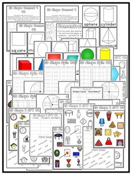 First Grade Geometry Math Games by Mrs Wheeler | TpT