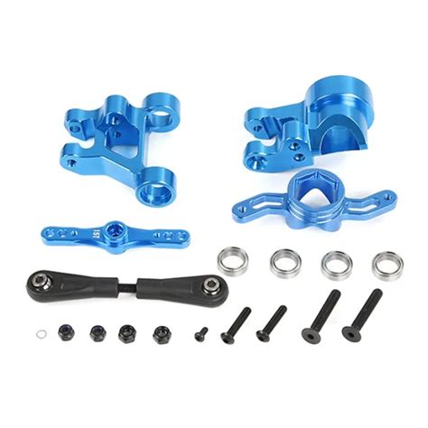 Aluminum Push Pull Steering Wiper Arm Double Cog 15T 17T Kit For 1 5