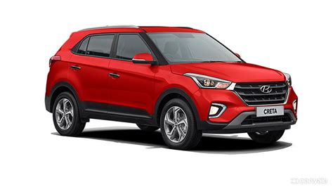 Hyundai Creta 2019 2020 Fiery Red Colour Carwale