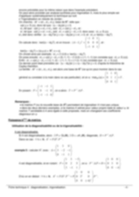 Solution Fiche Technique Diagonalisation Trigonalisation Studypool