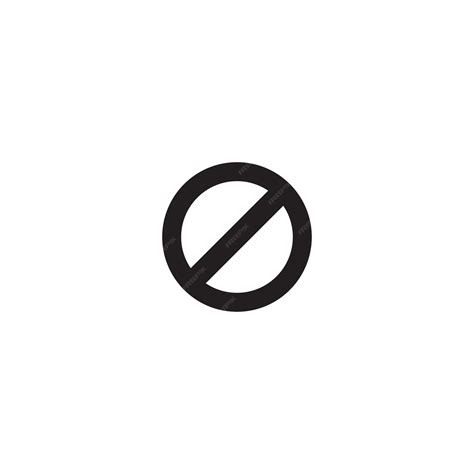 Premium Vector | Access blocked sign vector icon