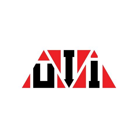 uii triangle letter logo design  triangle shape uii triangle logo