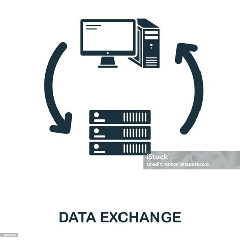 伺服器資料交換圖示線條樣式圖示設計ui伺服器資料交換圖示的插圖表意字元被隔離在白色準備用於網頁設計 應用軟體 列印向量圖形及更多互聯網圖片 Istock