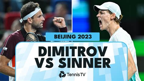 Grigor Dimitrov vs Jannik Sinner Extended Highlights | Beijing 2023 ...