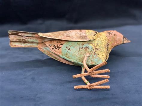 Metal Decorative Bird Home Decor Gift Etsy