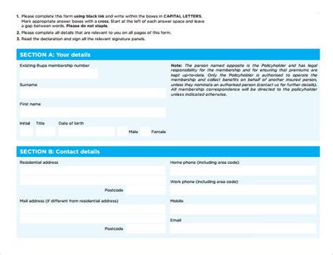 Free 10 Direct Debit Forms In Pdf Ms Word