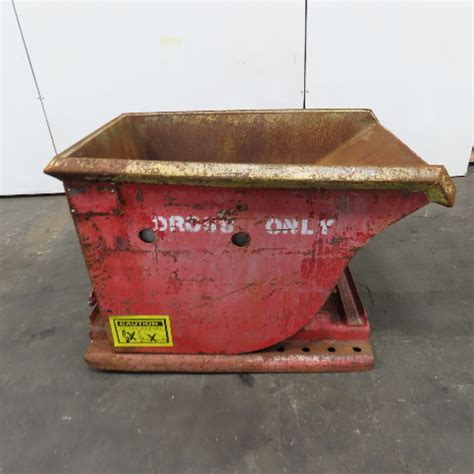 1/3 CU Yard Self Dumping Trash Scrap Hopper | Bullseye Industrial Sales